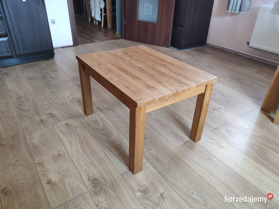 Dębowa ława stolik kawowy 76x57 Nisko