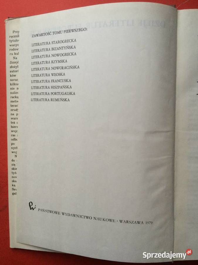 2370 Dzieje Literatur Europejskich Szczecin