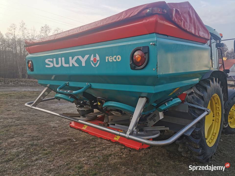 Rozsiewacz Sulky X36 z wagą komputer 3 tony
