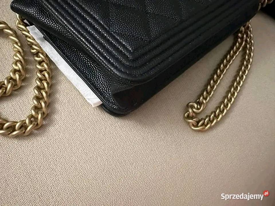 Chanel BOY WOC Czarne Kawiarnie GHW wielkopolskie Poznań