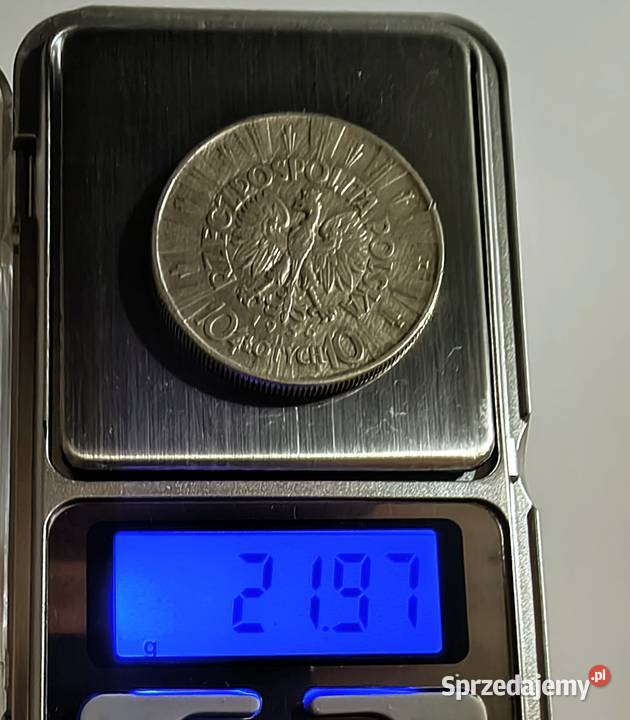 Druga srebrna moneta o nominale 10 złotych 1936 Rzeszów