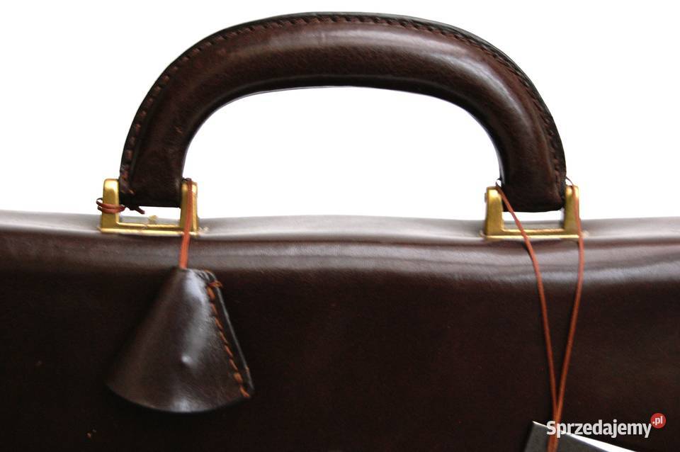 Sagan nowa torba teczka męska skórzana skóra Torby i torebki Lublin