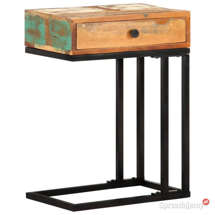Stolik boczny w kształcie U 45x30x61 lite drewno Warszawa sprzedam
