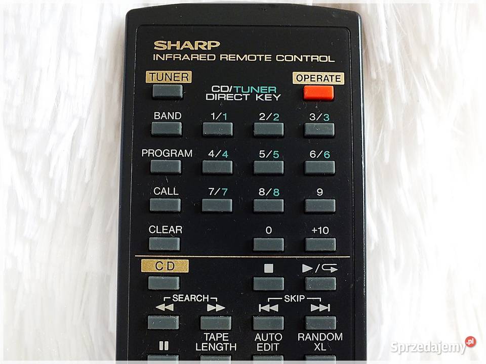Pilot SHARP RRCG0245AFSA Tuner TapeCD Pilot lubuskie Żary