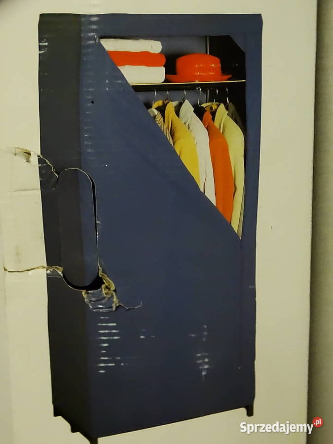 SZAFA TEKSTYLNA MATERIAŁOWA PÓŁKA 76x50x170 Tarnogród sprzedam