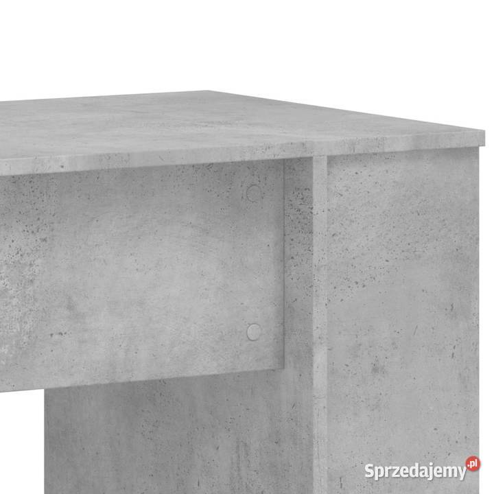 Biurko szarość betonu 140x50x75 materiał