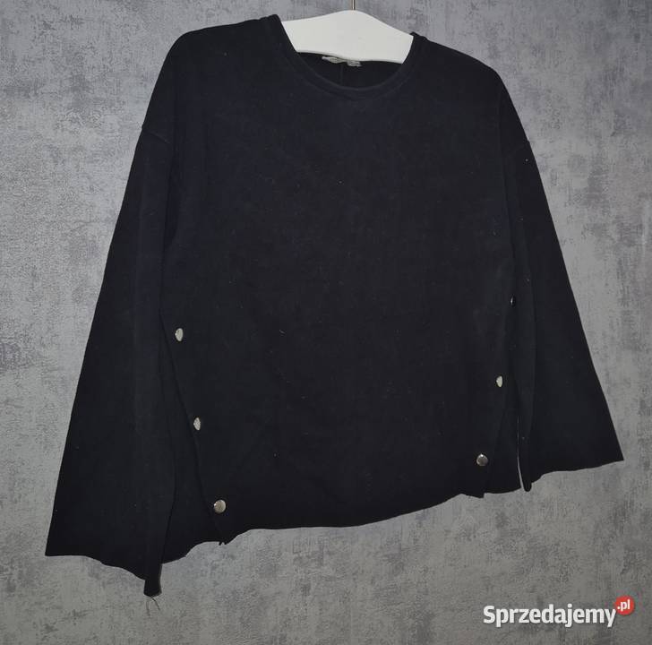 Bluza damska basic czerń Zara 38M Rozmiar 38(M) łódzkie Łódź