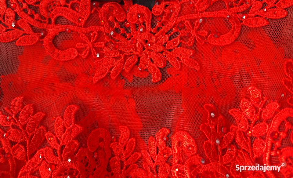 Piękne sukienki imprezowe z koronką S36 Kielce