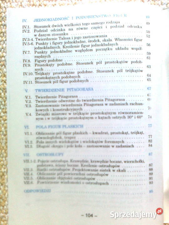 Pitagorasa do Euklidesa W Łęska S Łęski Rok wydania 2001 mazowieckie Warszawa