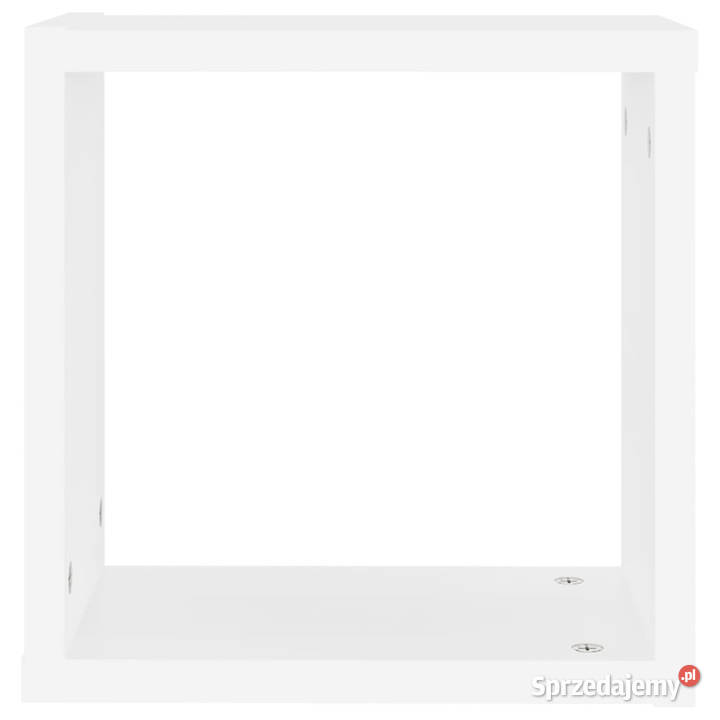 Półki ścienne kostki 4 białe 30x15x30 WM806999 Warszawa