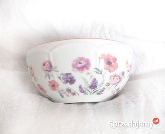 pastelowa miseczka w kwiatki ceramiczna miseczka Opole