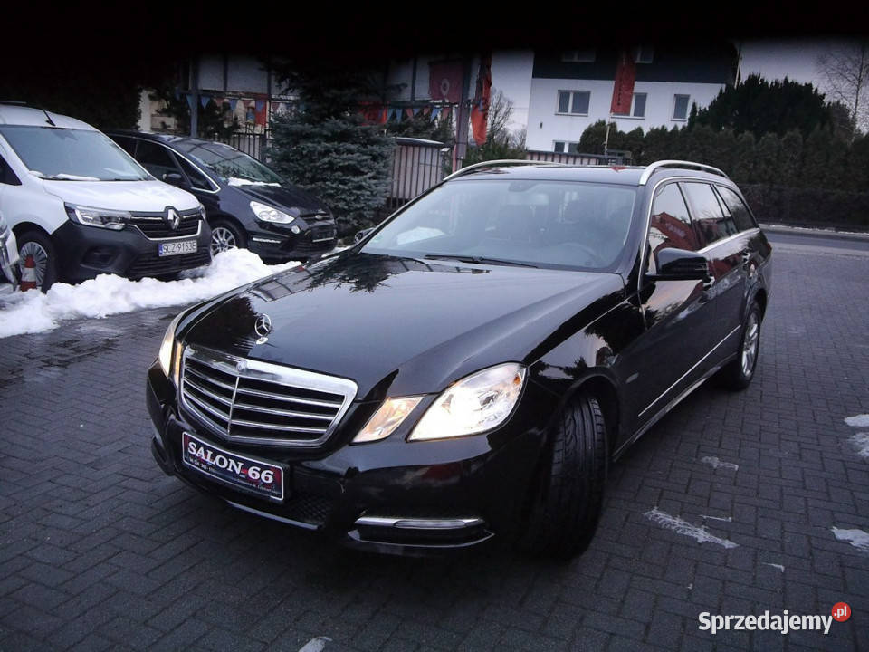Mercedes E 220 22cdi 170 7osób Stan b czarny Mercedes-Benz Częstochowa