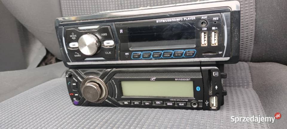 Dwie sztuki radia samochodowe Bluetooth AUX USB mazowieckie Chynów