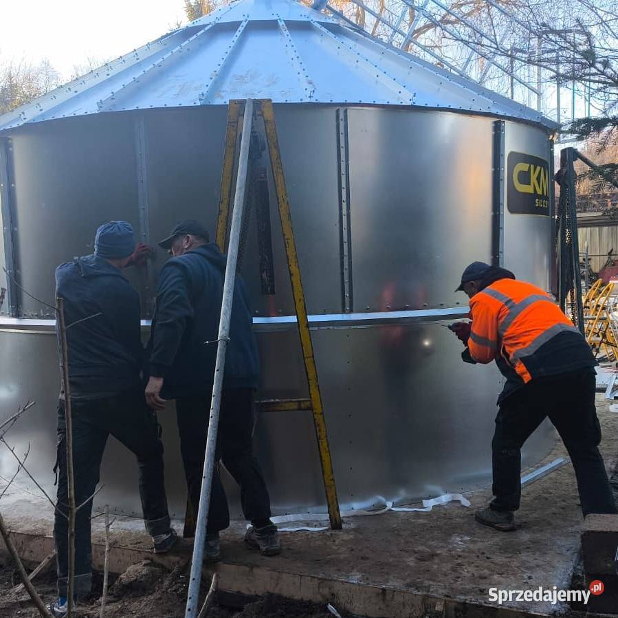Nowy silos płaskodenny SP5429 o pojemności 200 Piła