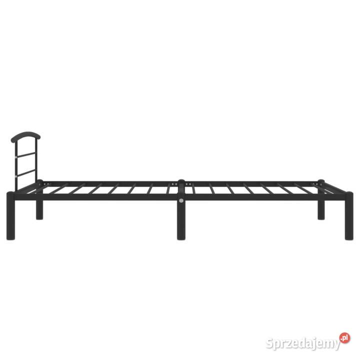 vidaXL Rama łóżka czarna metalowa 100 x 200 Warszawa