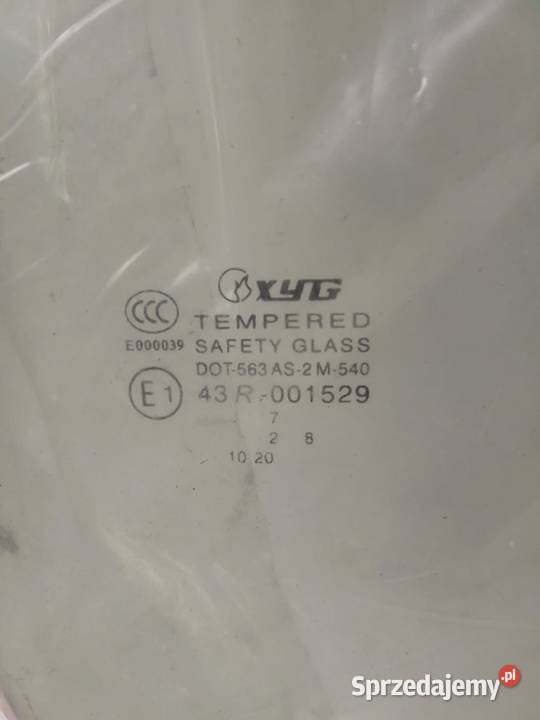 Szyba Boczna Prawa Przednia Opel Corsa 07 Bralin