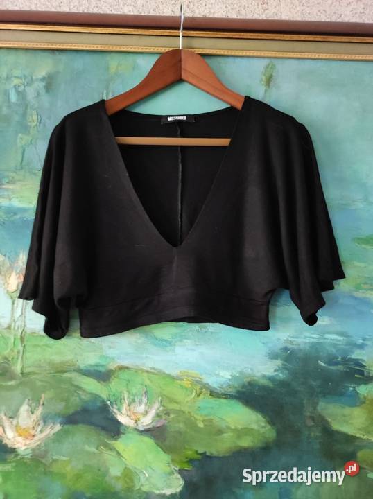koszulka bluzka crop top z szerokimi rękawami Topy i koszulki świętokrzyskie Kielce