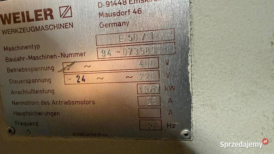 Tokarka Weiler E501 Tarnowskie Góry