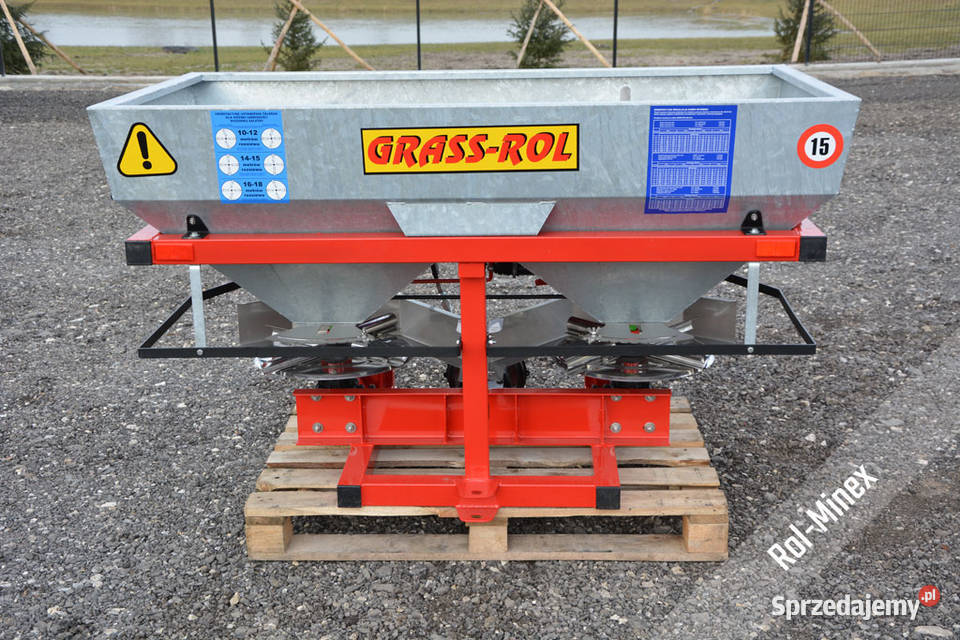 Rozsiewacz do nawozów GRASSROL 600 litrów RG2 Gniezno