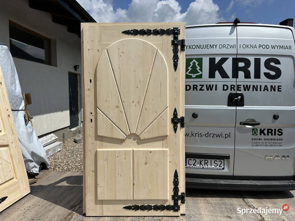 Drzwi wejściowe zewnętrzne RĘKI GÓRALSKIE MONTAŻ Bielsko-Biała