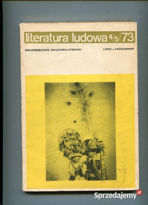 Literatura ludowa Rocznik 1973 245 Szczecin sprzedam