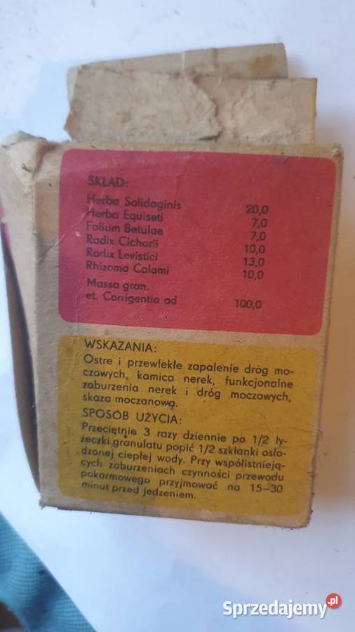 Urogran stary preparat ziołowy herbatka herbapol mazowieckie Warszawa