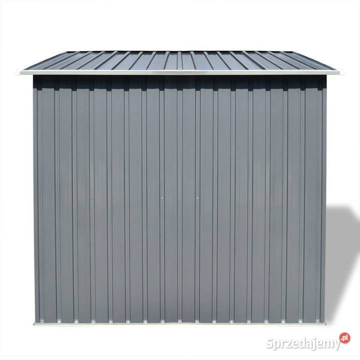 vidaXL Metalowa szopa ogrodowa szaraSKU42982 mazowieckie Warszawa