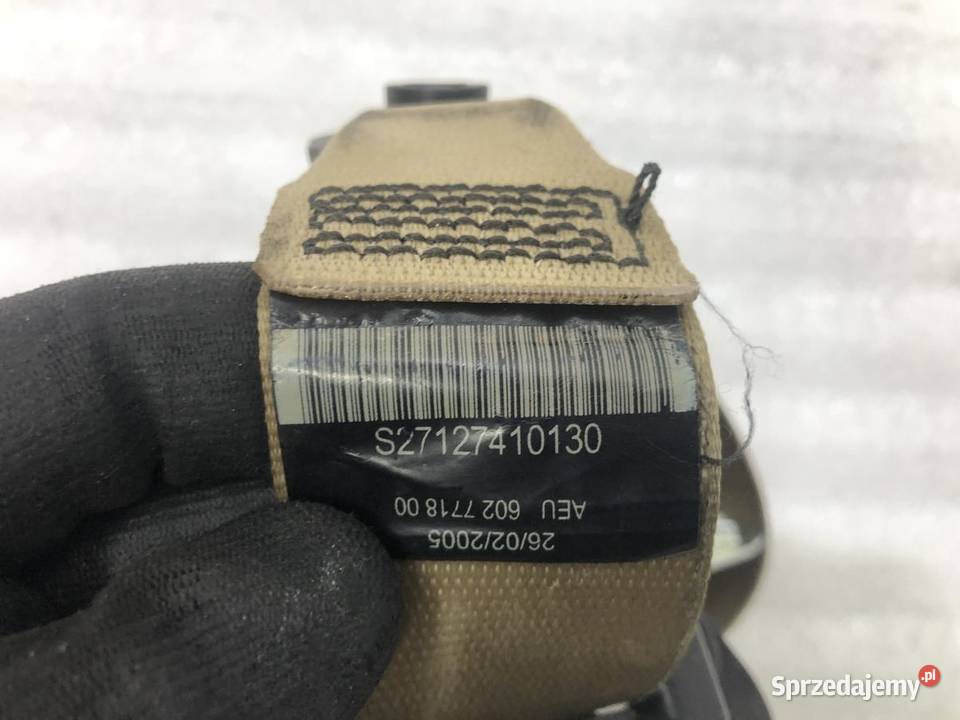 PAS BEZPIECZEŃSTWA PRAWY PRZÓD 601629600 BMW E60