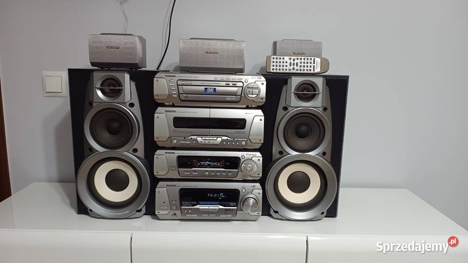Wieża Technics dv290 z DVD i MP3 Najwyższy i