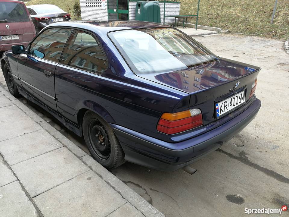 Bmw e36 coupe 16 m43 małopolskie Kraków sprzedam