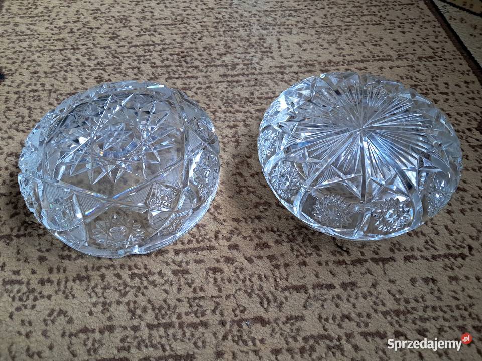 Popielniczka kryształowa PRL