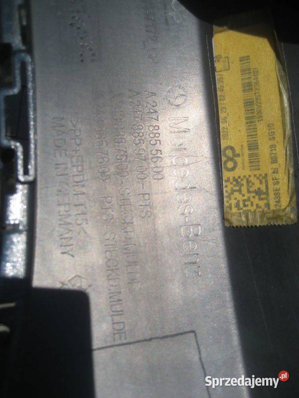 mercedes GLB w247 247 x247 1924r zderzak tył Rakoniewice