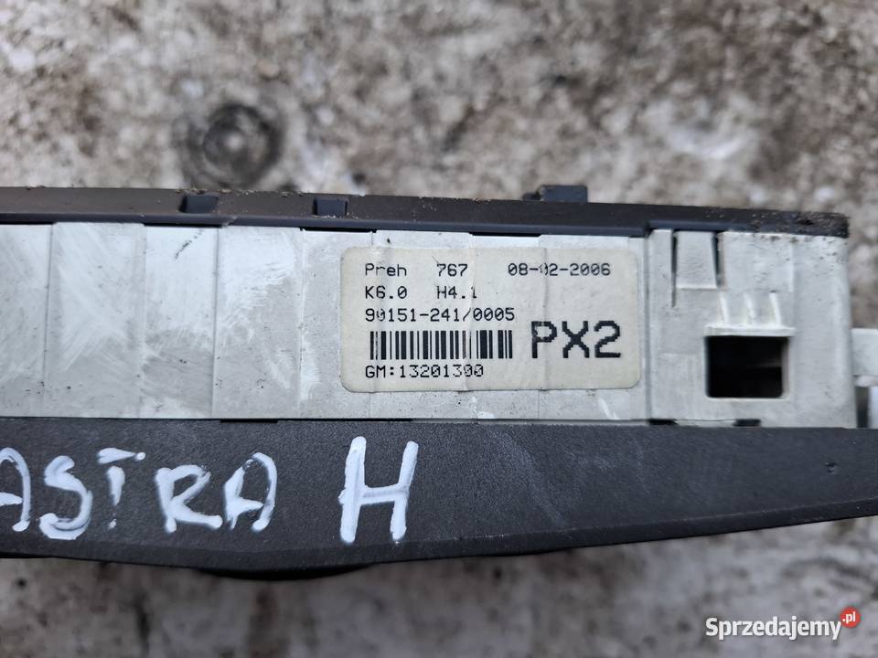 Panel Sterowania Nawiewu Opel Astra H Wisznice