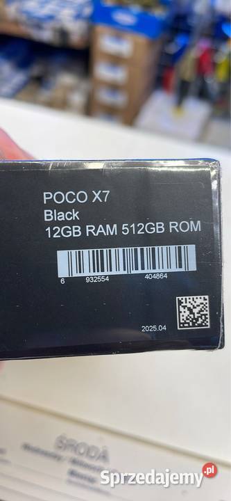 Smartphone POCO X7 12GB512GB black Łódź