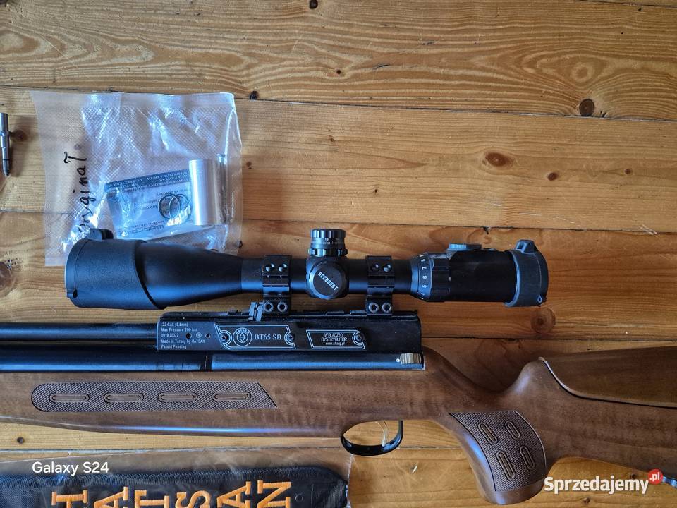 Wiatrówka PCP Hatsan BT65SB 55 mm duży zestaw Solarnia sprzedam