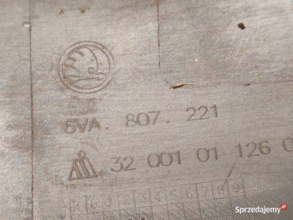 Zderzak Przód Przedni Skoda Fabia IV 4 6VA807221 wielkopolskie