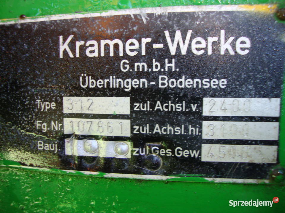 ładowarka kołowa Kramer 312