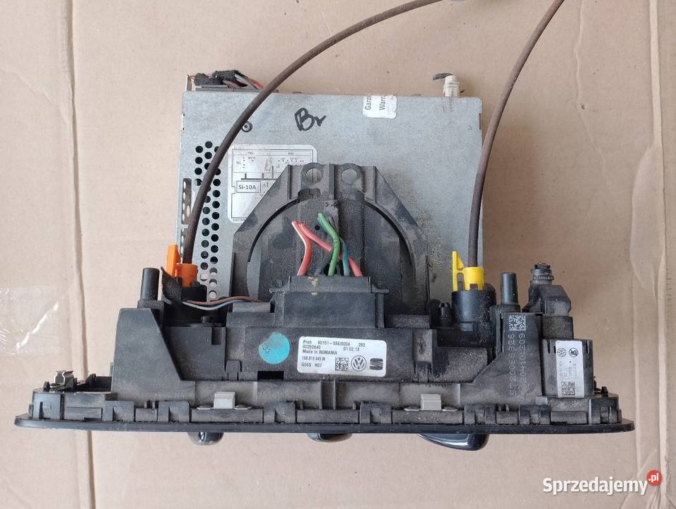 VW UP SEAT RADIO FABRYCZNE 1S0035156 PANEL osobowe dolnośląskie Wrocław sprzedam