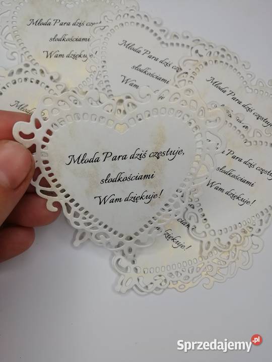 65x bileciki karteczki etykiety kołacz ciasto Rybnik