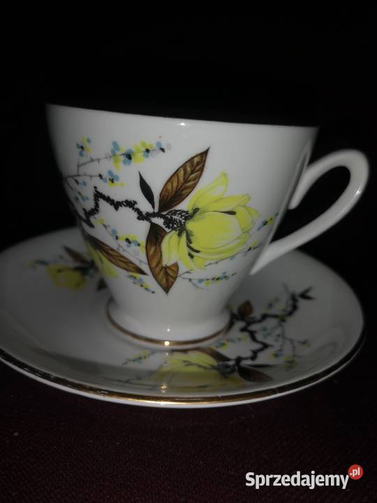 Filiżanka z talerzykiem deserowym Windsor Made Gdańsk