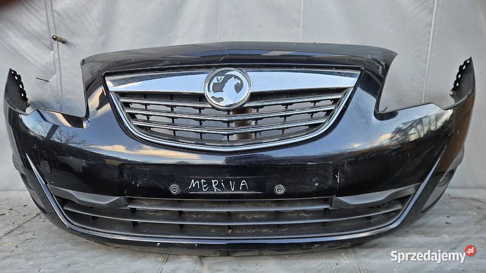 OPEL MERIVA B ZDERZAK PRZEDNI PRZÓD HALOGENY