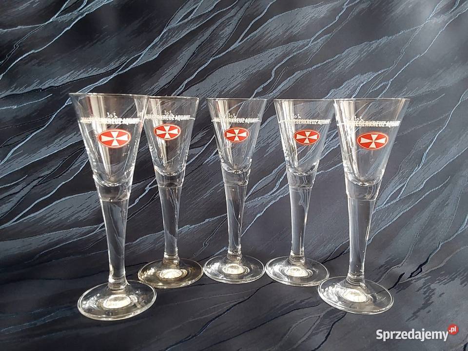 Kieliszki x 5 Cordial Malteserkreuz Aquavit Skwierzyna