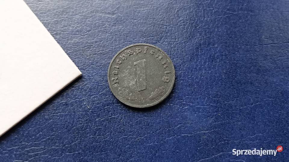 Stare monety 1 fenig1943 F Niemcy Lesko sprzedam