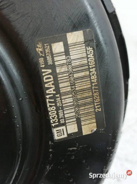 POMPA HAMULCOWA SERWO 13308771 AADV Opel Zafira Motoryzacja świętokrzyskie