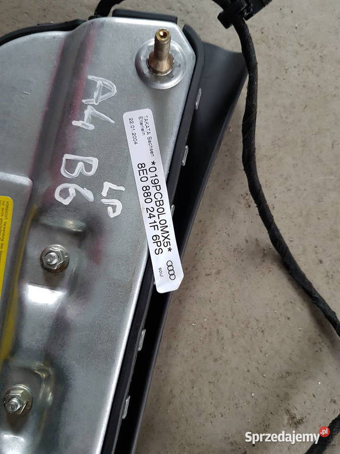 AUDI A4 B6 PODUSZKA FOTELA LEWA PRAWA AIR BAG Poduszki powietrzne Turek