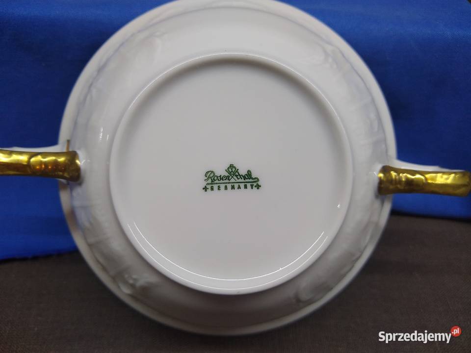 Bulionówki Rosenthal Sanssouci białe Kalisz