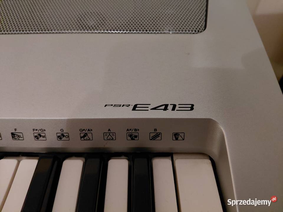 Yamaha PSRE413 keyboard komplet stojak zasilacz Warszawa