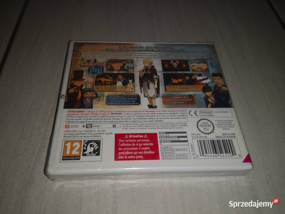 Professor Layton vs Phoenix Wright Ace Attorney Gry na konsole Aleksandrów Łódzki
