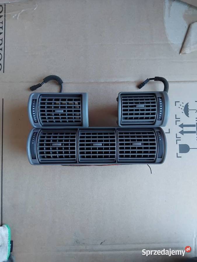 Kratki nawiewów podświetlane siwe Audi A4 B5 FL Motoryzacja Grodków