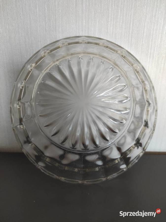 Salaterka duża 22 stare szkło PRL Warpechy Stare